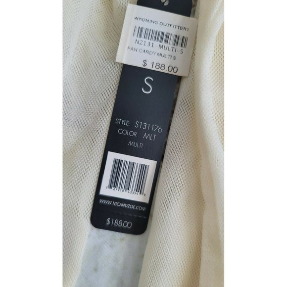 NIC + ZOE Seashell Cardigan and Gray Skirt  - Picture 3 of 9